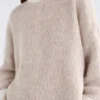 Agna Pattern Sweater Ecru Agna Pattern Sweater Ecru