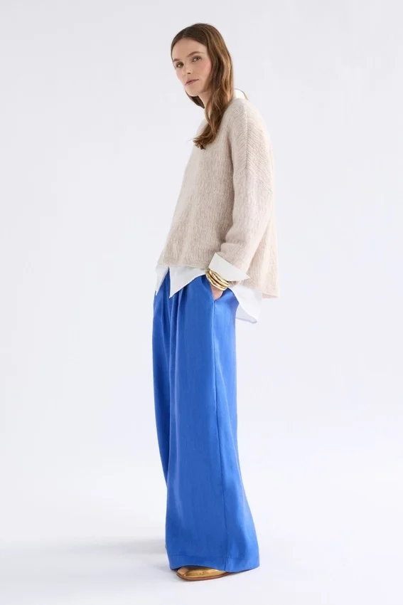 Agna Pattern Sweater Ecru Agna Pattern Sweater Ecru