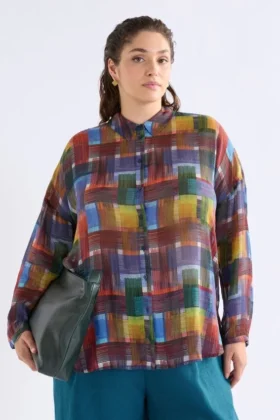 Eir Sheer Shirt Elbrus Print