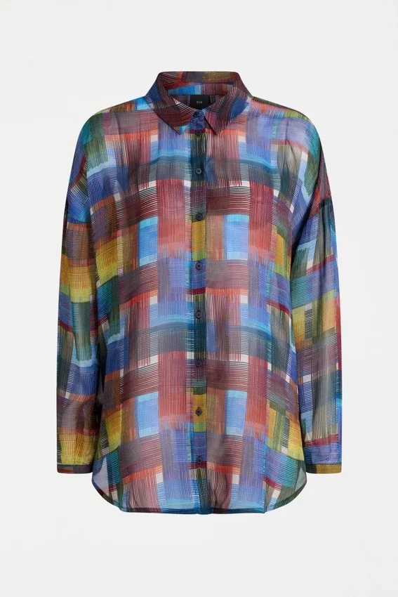 Eir Sheer Shirt Elbrus Print Eir Sheer Shirt Elbrus Print