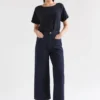 Eryn Space Blue Top