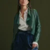 Fine Leather Jacket Milan Green Fine Leather Jacket Milan Green