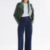 Fine Leather Jacket Milan Green Fine Leather Jacket Milan Green