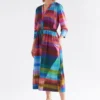 Gia 3/4 Sleeve Shirt Dress