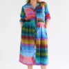Gia 3/4 Sleeve Shirt Dress
