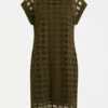 Grid Burnout Dress