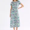 Haki Dress Chess Print
