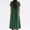 Haki Dress Green Sinda Print Haki Dress Green Sinda Print