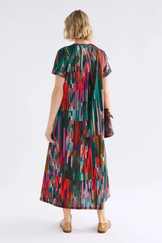 Haki Dress Mella Print Haki Dress Mella Print