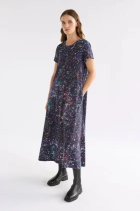Haki Dress Tola Print