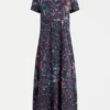 Haki Dress Tola Print Haki Dress Tola Print