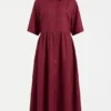Llinen Light Dress Bordeaux