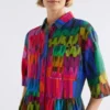 Llinen Light Dress Lind Print