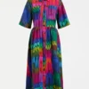 Llinen Light Dress Lind Print