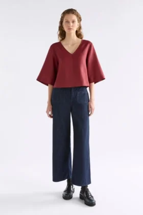 Llinen Light V Neck Top