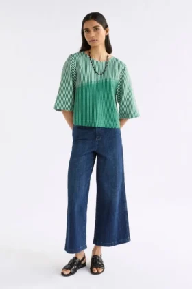 Llinen Top Otler Print