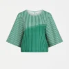 Llinen Top Otler Print