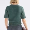 Luft Lurex Knit Top Sage Gold Luft Lurex Knit Top Sage Gold