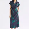 Minnen Wrap Dress Tera Print