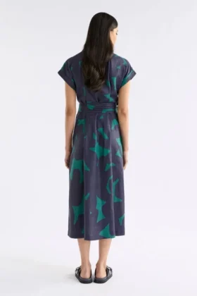 Minnen Wrap Dress Tera Print