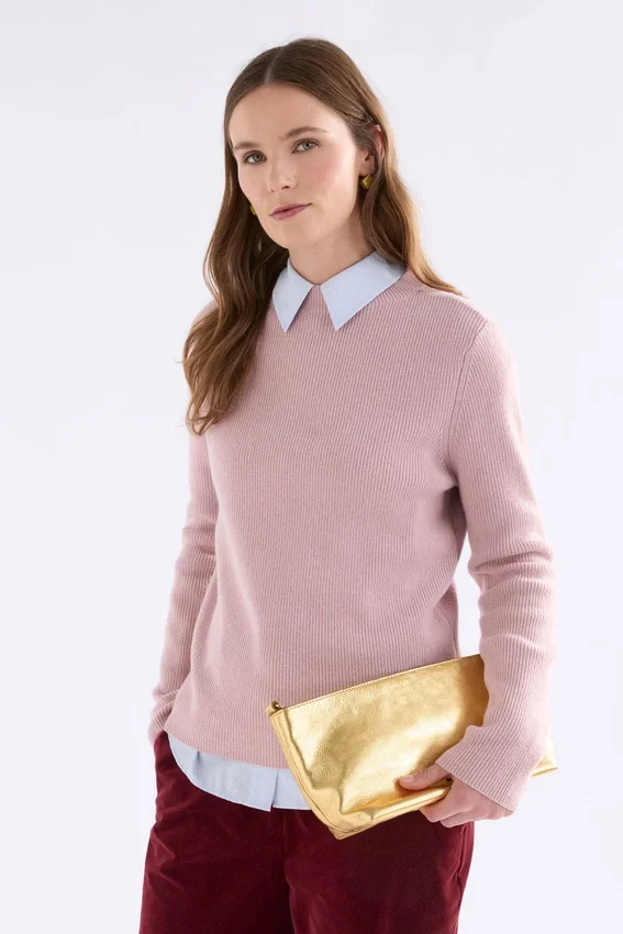 Nevis Merino Sweater Blush Nevis Merino Sweater Blush
