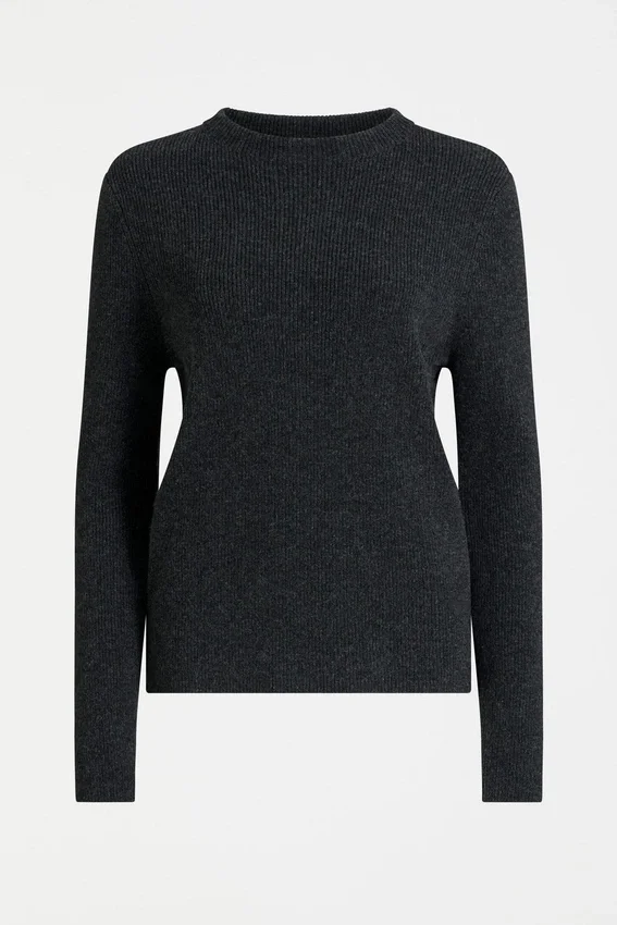 Nevis Merino Sweater Charcoal Nevis Merino Sweater Charcoal