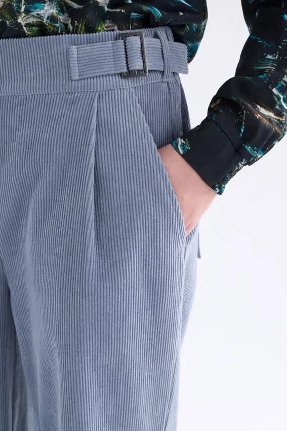 Noemi Cord Pant Ice Blue Noemi Cord Pant Ice Blue