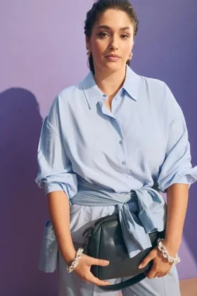 Pressa Shirt Pearl Blue Pressa Shirt Pearl Blue