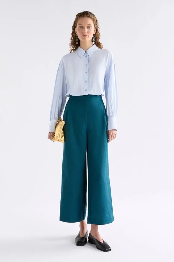 Ilona Linen Pant Peacock Ilona Linen Pant Peacock