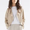 Stone Fine Leather Jacket