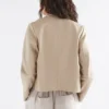 Stone Fine Leather Jacket