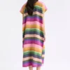 Tilko Linen Shirt Dress Lysbro Print Tilko Linen Shirt Dress Lysbro Print