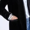 Velvet Soft Blazer Jacket Black Velvet Soft Blazer Jacket Black