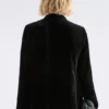 Velvet Soft Blazer Jacket Black Velvet Soft Blazer Jacket Black